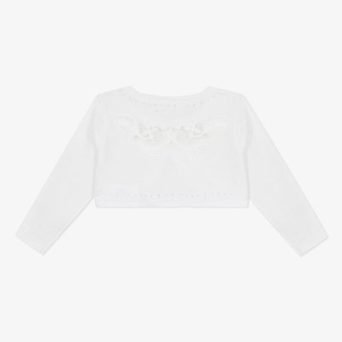 Baby girl chic cropped cardigan